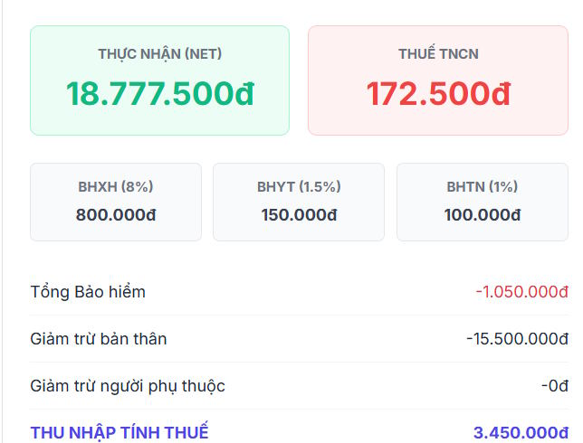 Cách tính thuế thu nhập cá nhân 2026