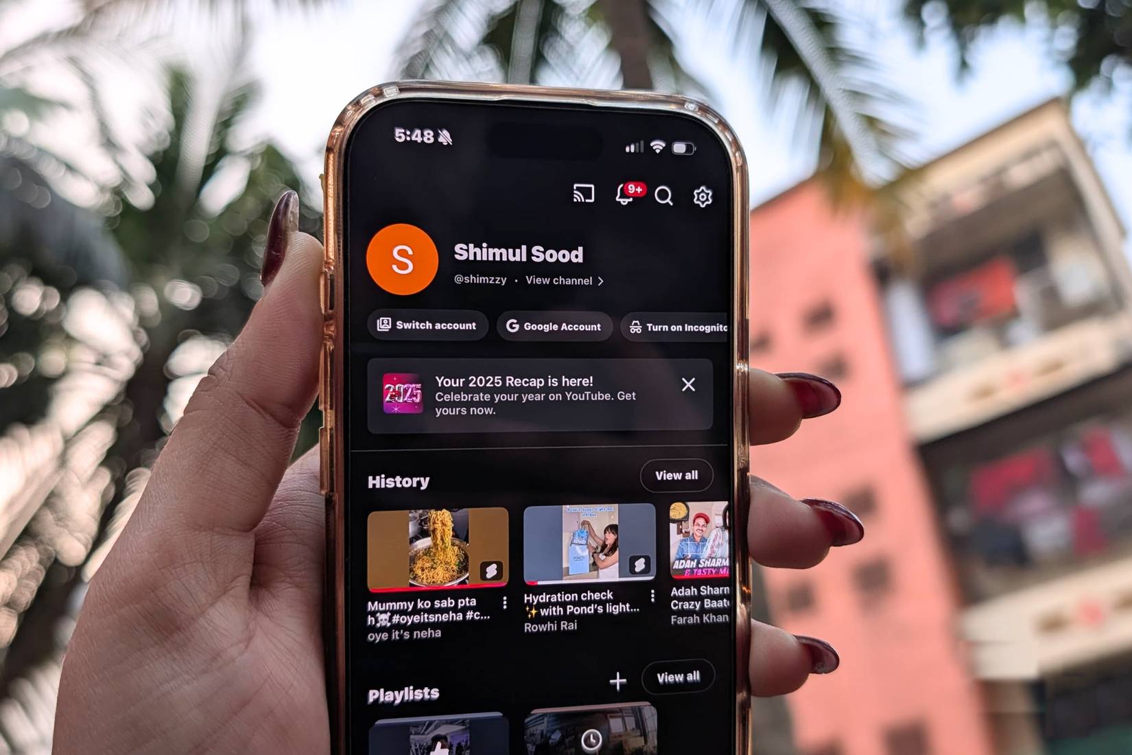 Tính năng chuyển đổi tài khoản trên YouTube