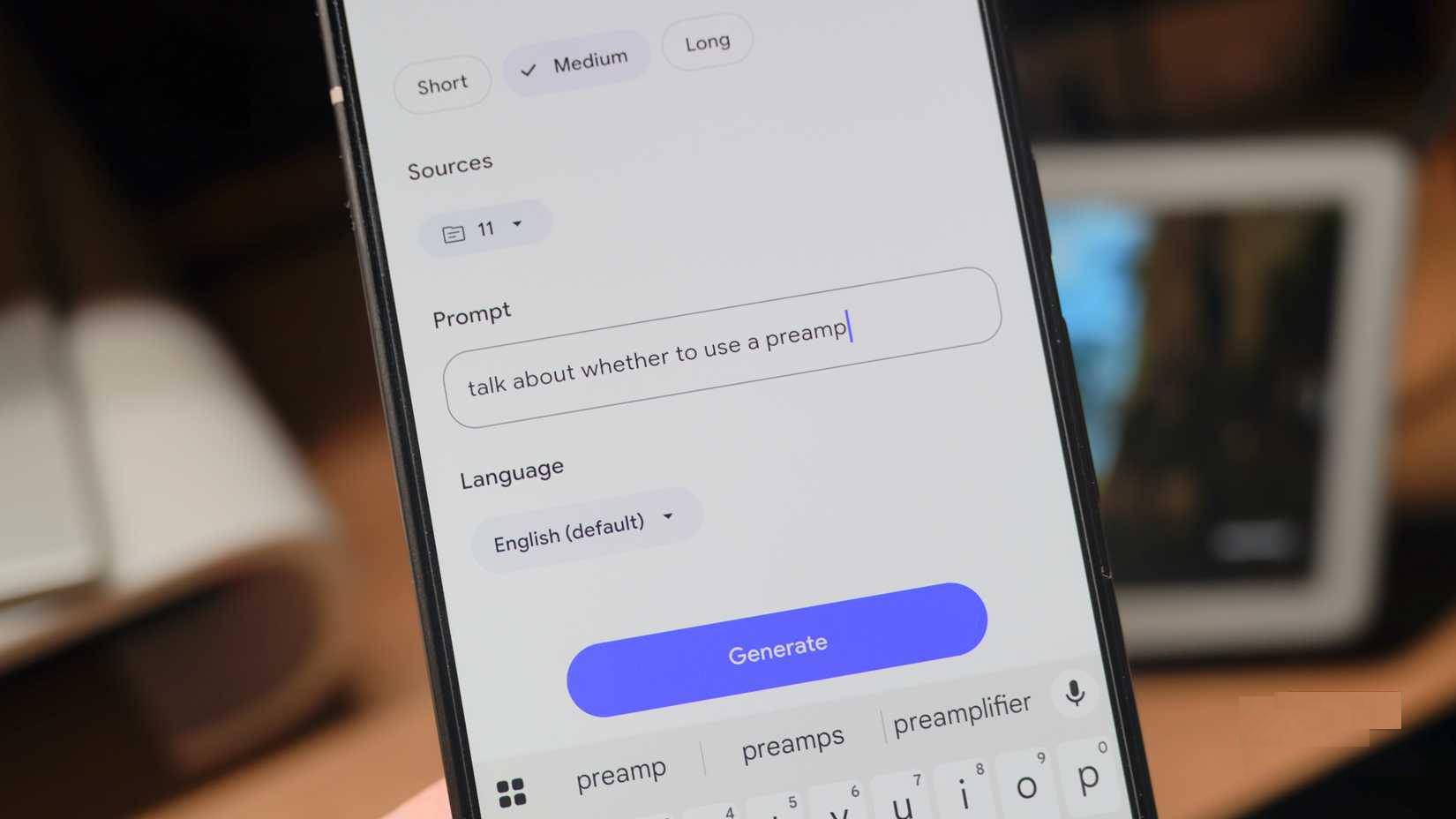 Đưa ra prompt tùy chỉnh cho Audio Overview