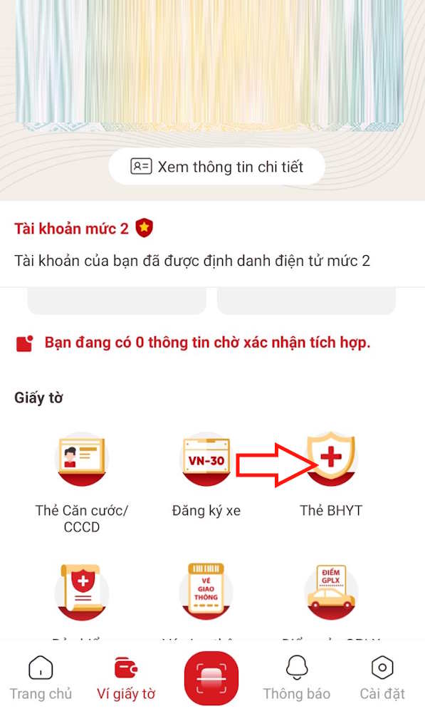 Thẻ BHYT VNeID