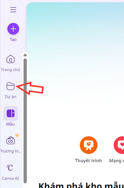 Dự án trên Canva 