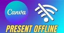 Hướng dẫn thuyết trình offline trên Canva