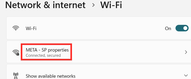 Cách chia sẻ mật khẩu WiFi qua mã QR Windows 11