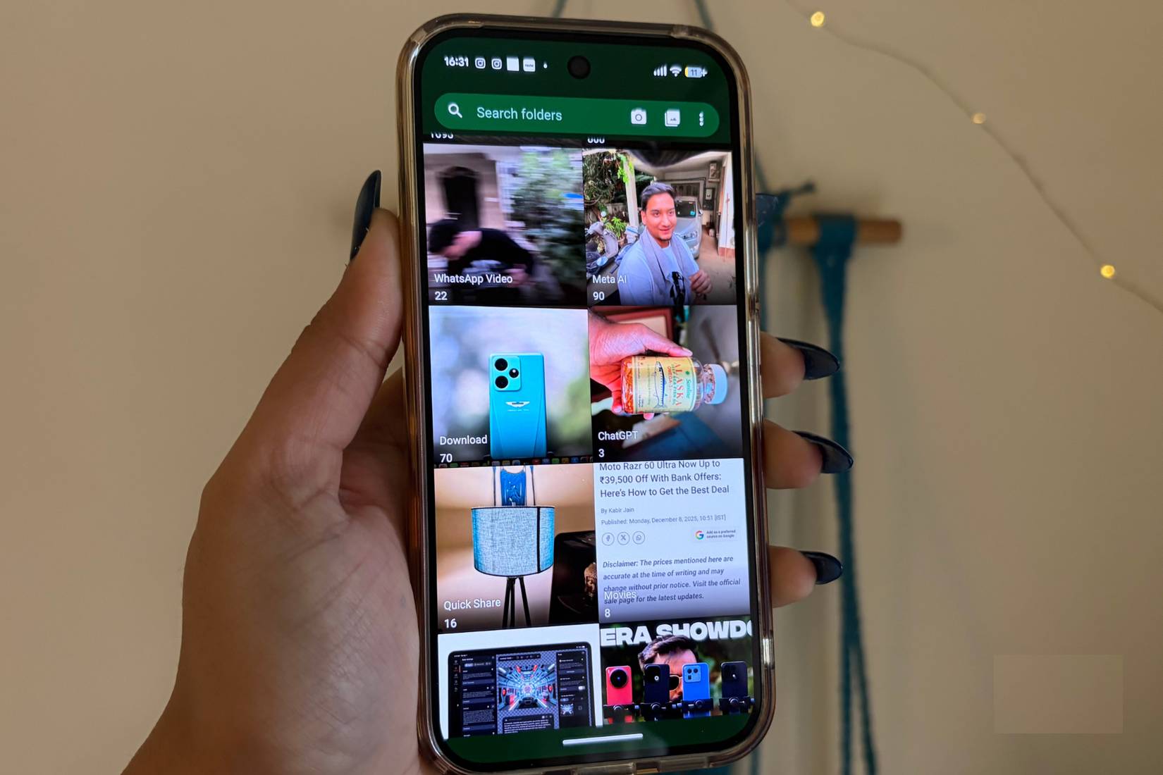 Bộ sưu tập ảnh từ ứng dụng thư viện Fossify