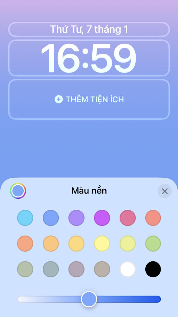  Chọn màu nền iPhone