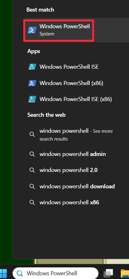 Windows PowerShell
