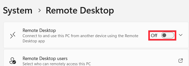 Remote Desktop