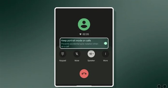 Cách giữ màn hình luôn dọc khi gọi điện trên Android