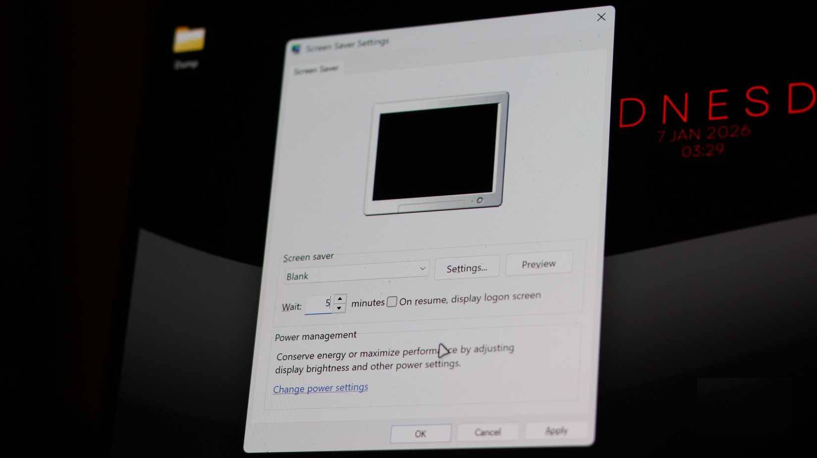 Cài đặt screensaver Windows
