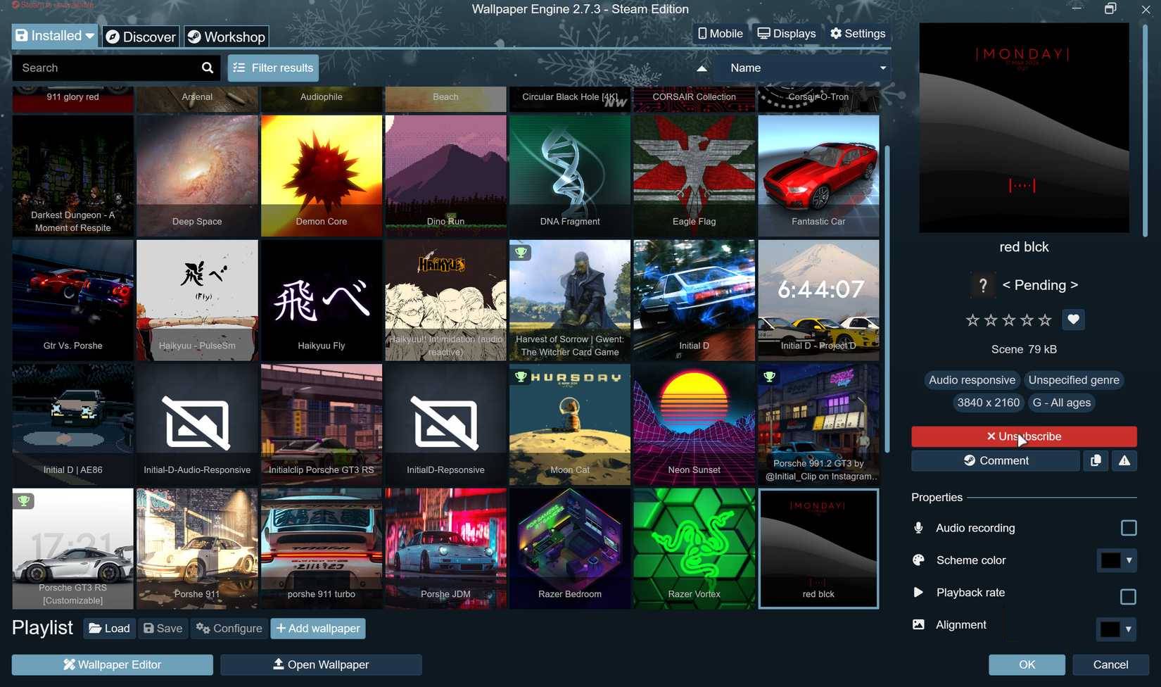 Wallpaper Engine chạy trên Windows 11
