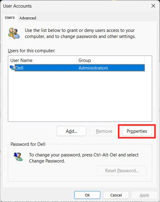 Chỉnh tài khoản Admin