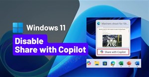 Cách tắt Share with Copilot trên Windows 11