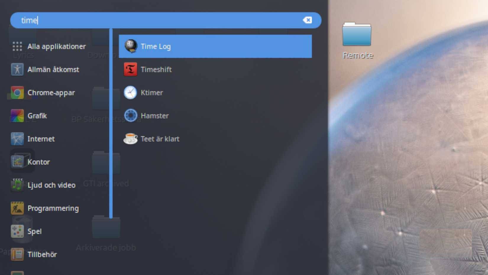 Tính năng tìm kiếm trên Linux Mint