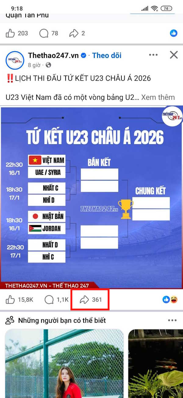 Chia sẻ hình ảnh trên Facebook Android