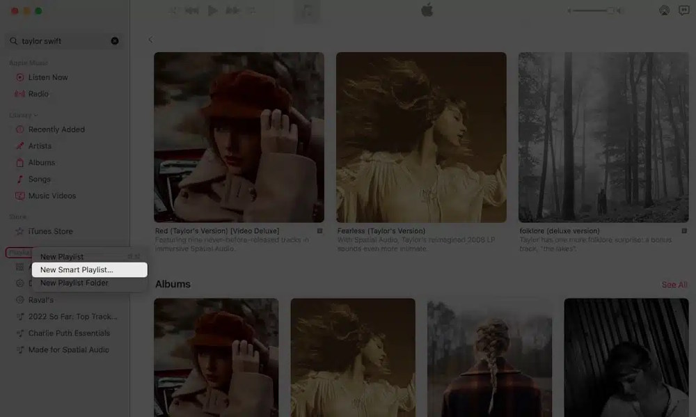 Tạo playlist thông minh Apple Music
