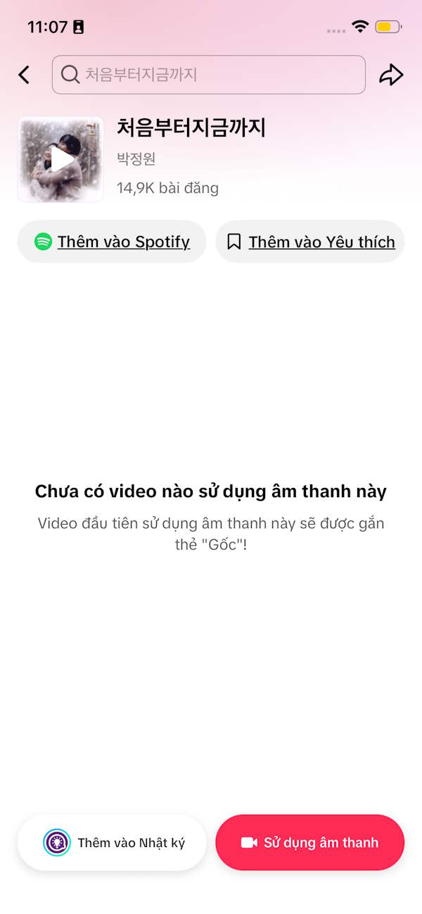 Sử dụng nhạc lưu trên TikTok