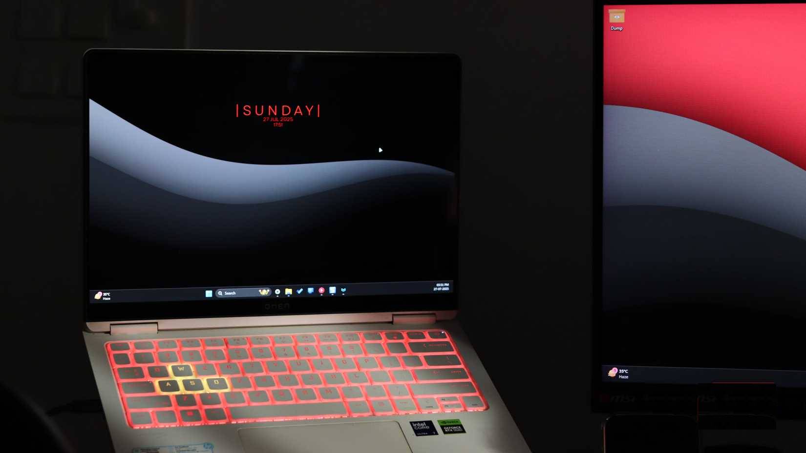 HP Omen Transcend 14 với màn hình OLED