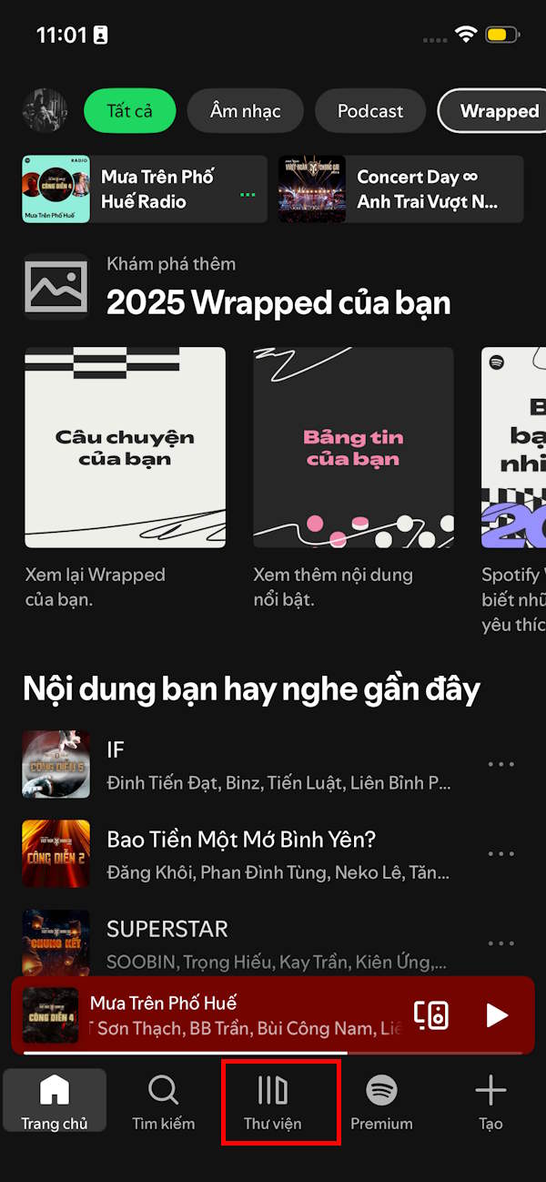 Thư viện Spotify
