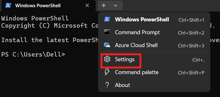 Cài đặt Terminal 