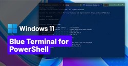 Cách khôi phục giao diện màu xanh cho PowerShell