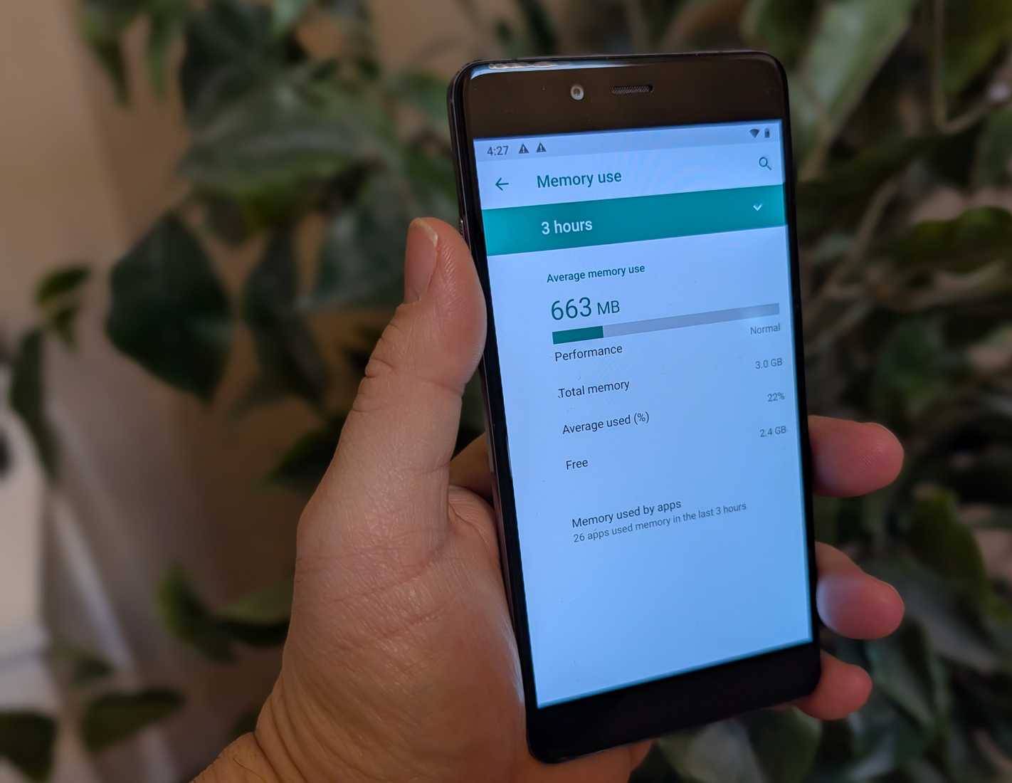 Sử dụng bộ nhớ trên OnePlus X