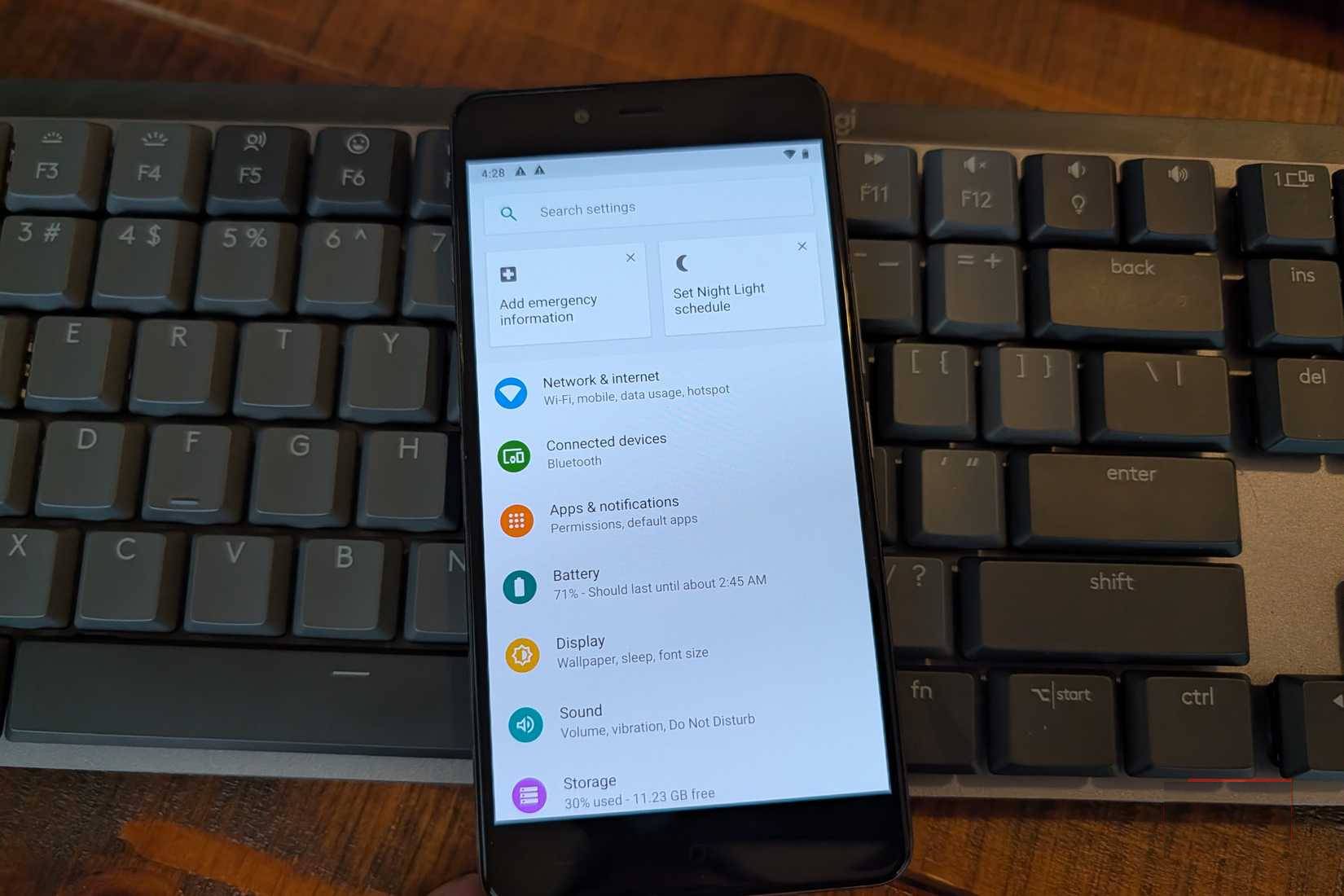 Cài đặt trong Android