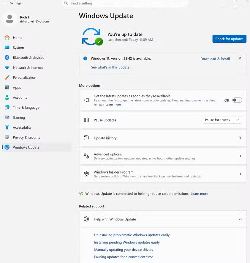 dung voi cai lai windows 11 khi update gay loi1*411667
