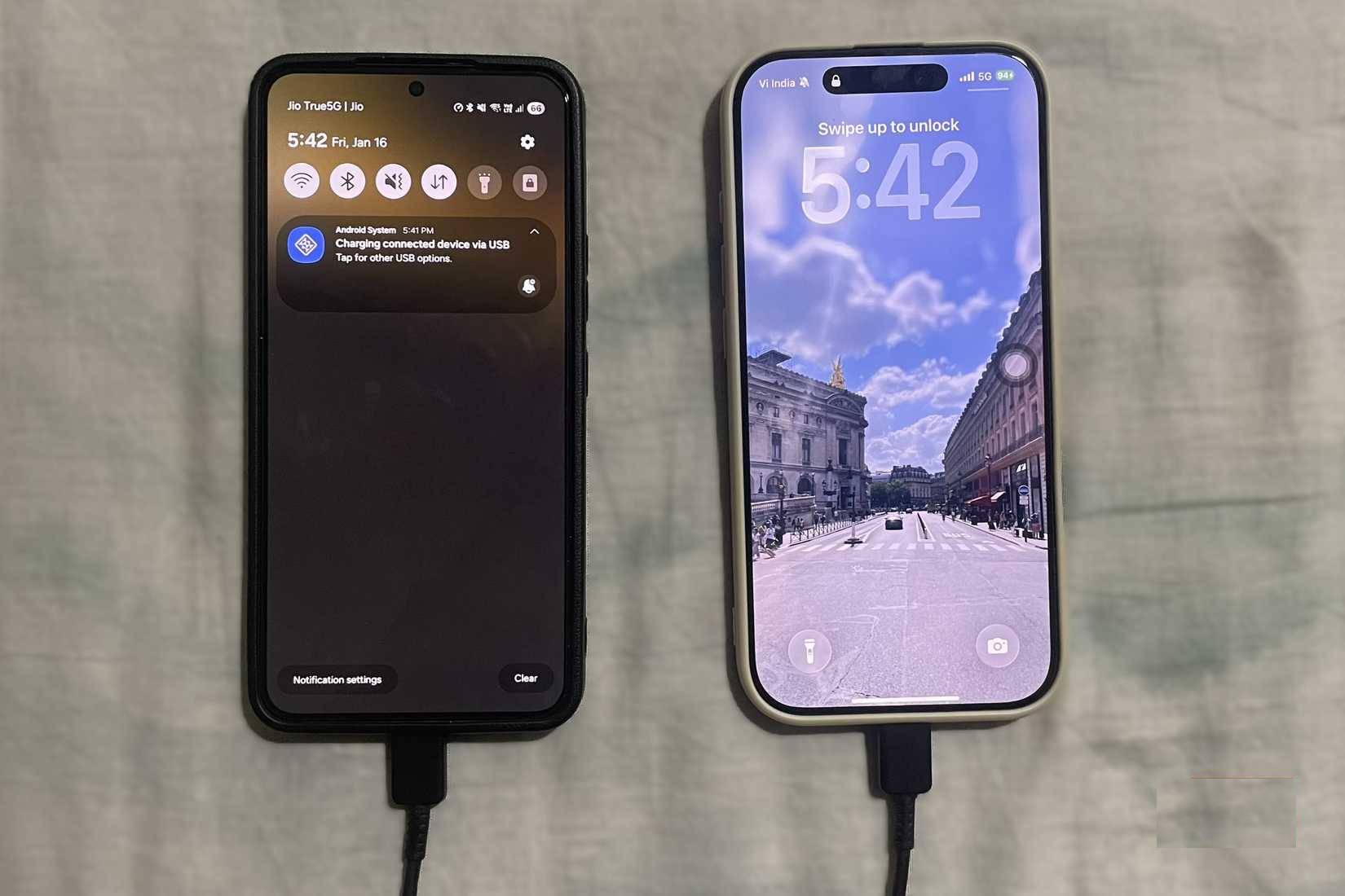 Điện thoại Android kết nối với iPhone