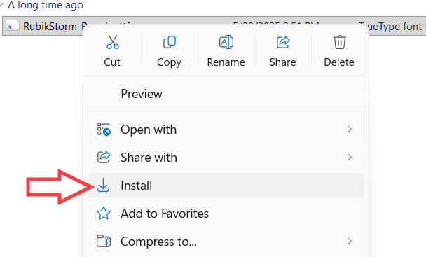 Cài đặt font chữ trên máy tính