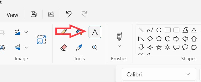 Font chữ trên Microsoft Paint