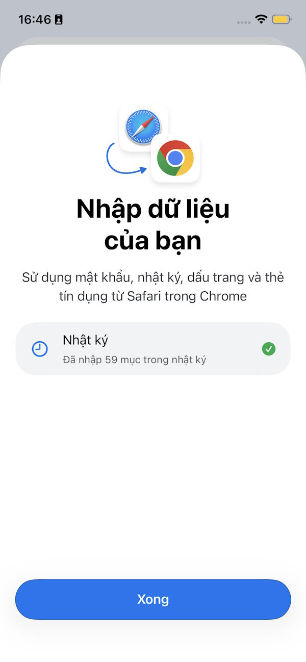 Chuyển bookmark Safari vào Chrome