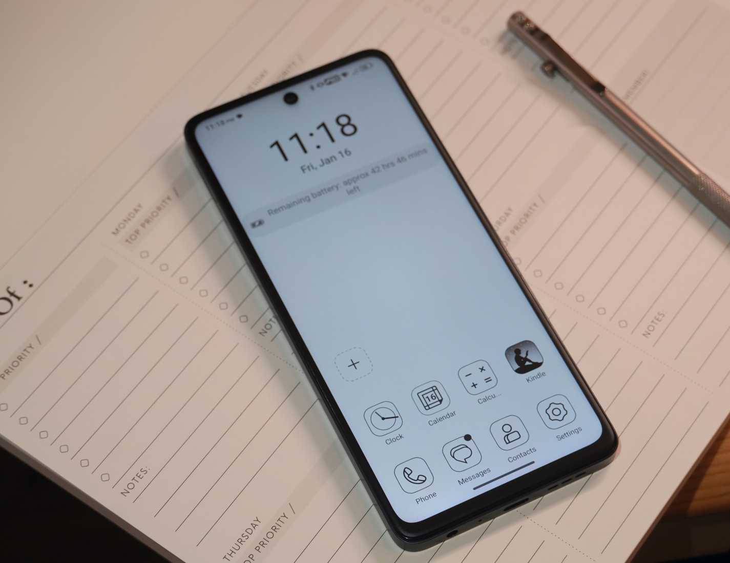 TCL 60 XE NXTPAPER 5G ở chế độ MAX INK