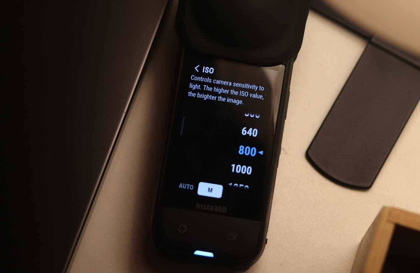 Cài đặt ISO trên Insta360 X5