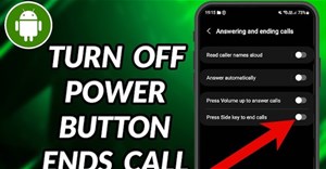 Hướng dẫn vô hiệu hóa nút sườn tắt cuộc gọi trên Android
