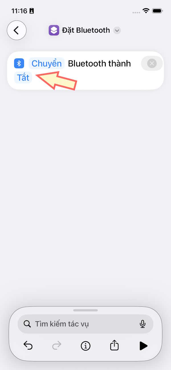 Phím tắt tắt Bluetooth từ màn hình chính iPhone