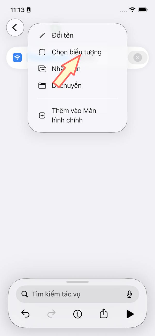 Chỉnh phím tắt