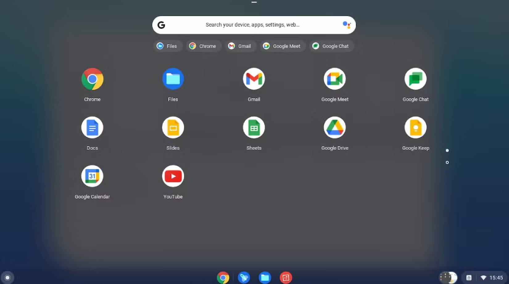 Chrome-OS Flex App Drawer