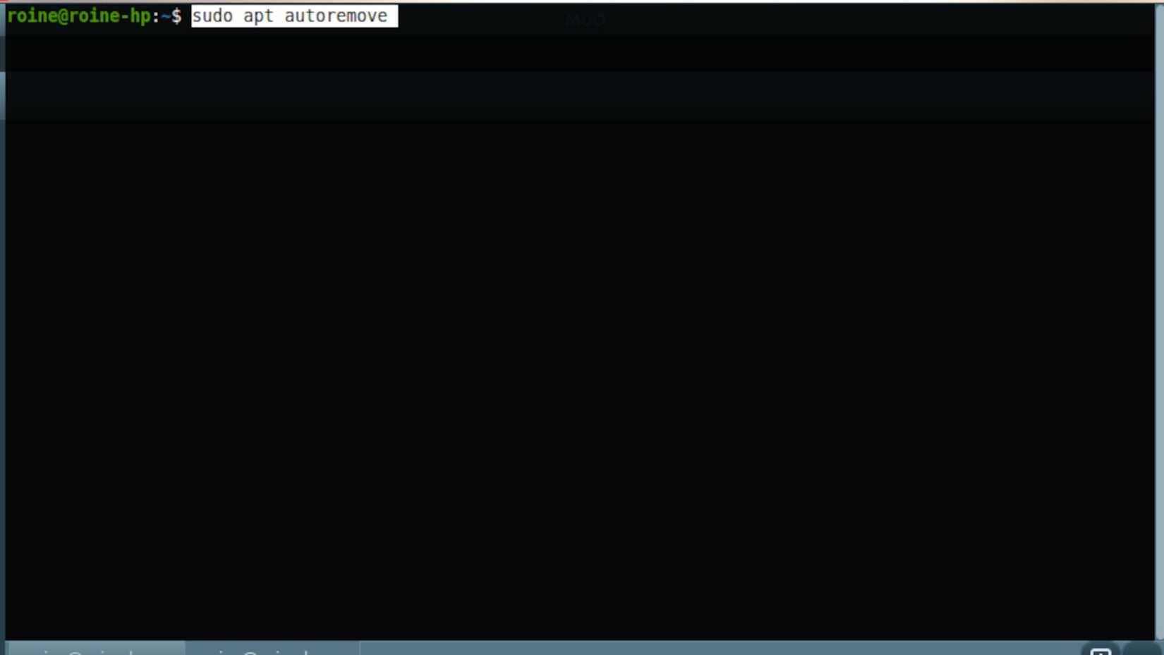 Lệnh terminal: sudo apt autoremove
