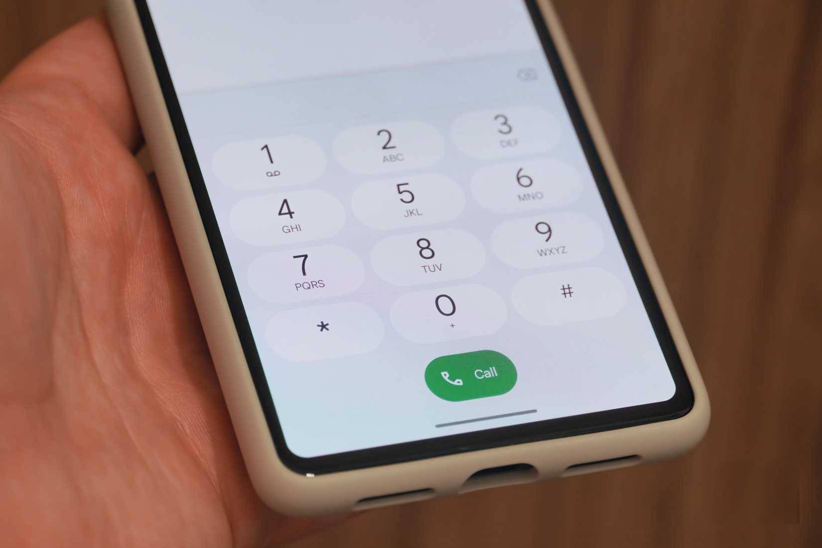 Trình quay số điện thoại Google trên Pixel 7