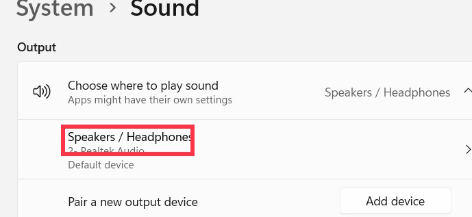 Thiết bị âm thanh trên máy tính
