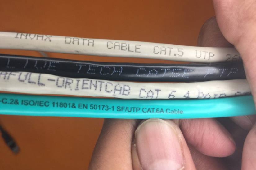 Cáp Ethernet CAT5, CAT5e, CAT6, CAT6A