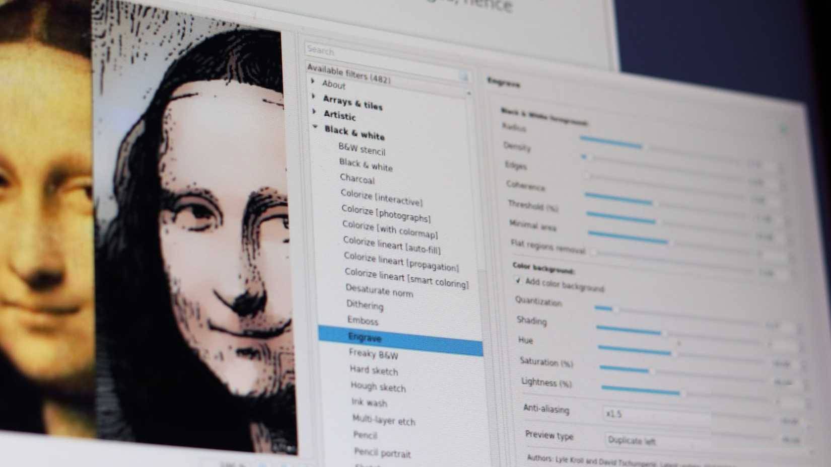 Plugin GMIC trong GIMP