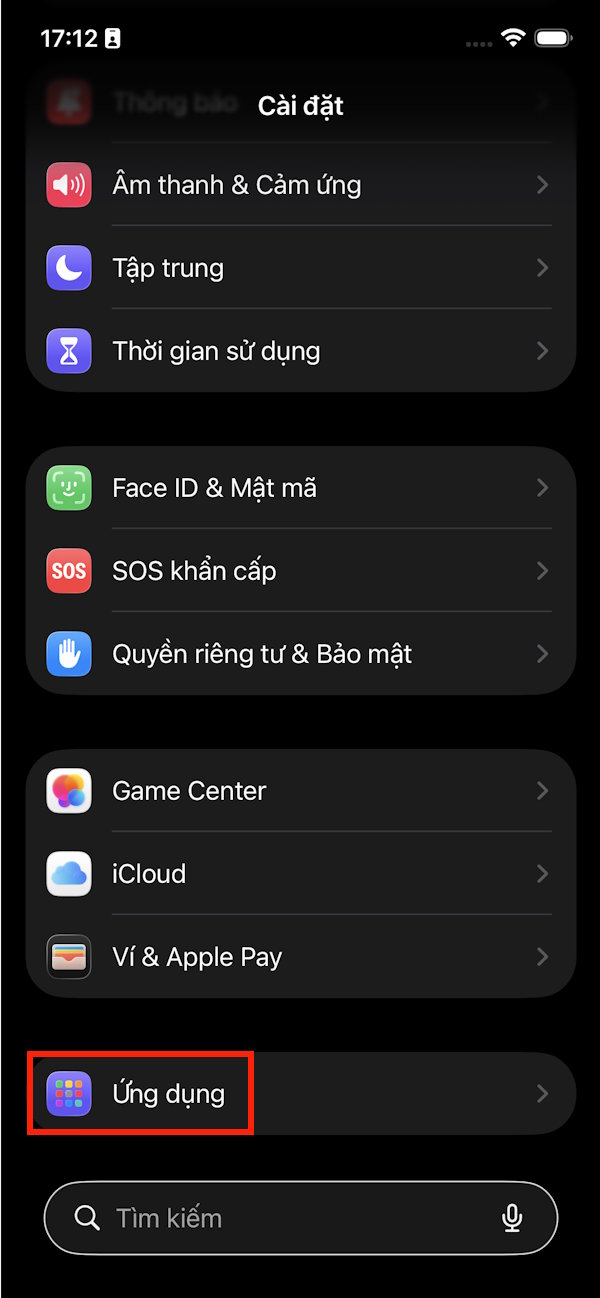 Ứng dụng iPhone