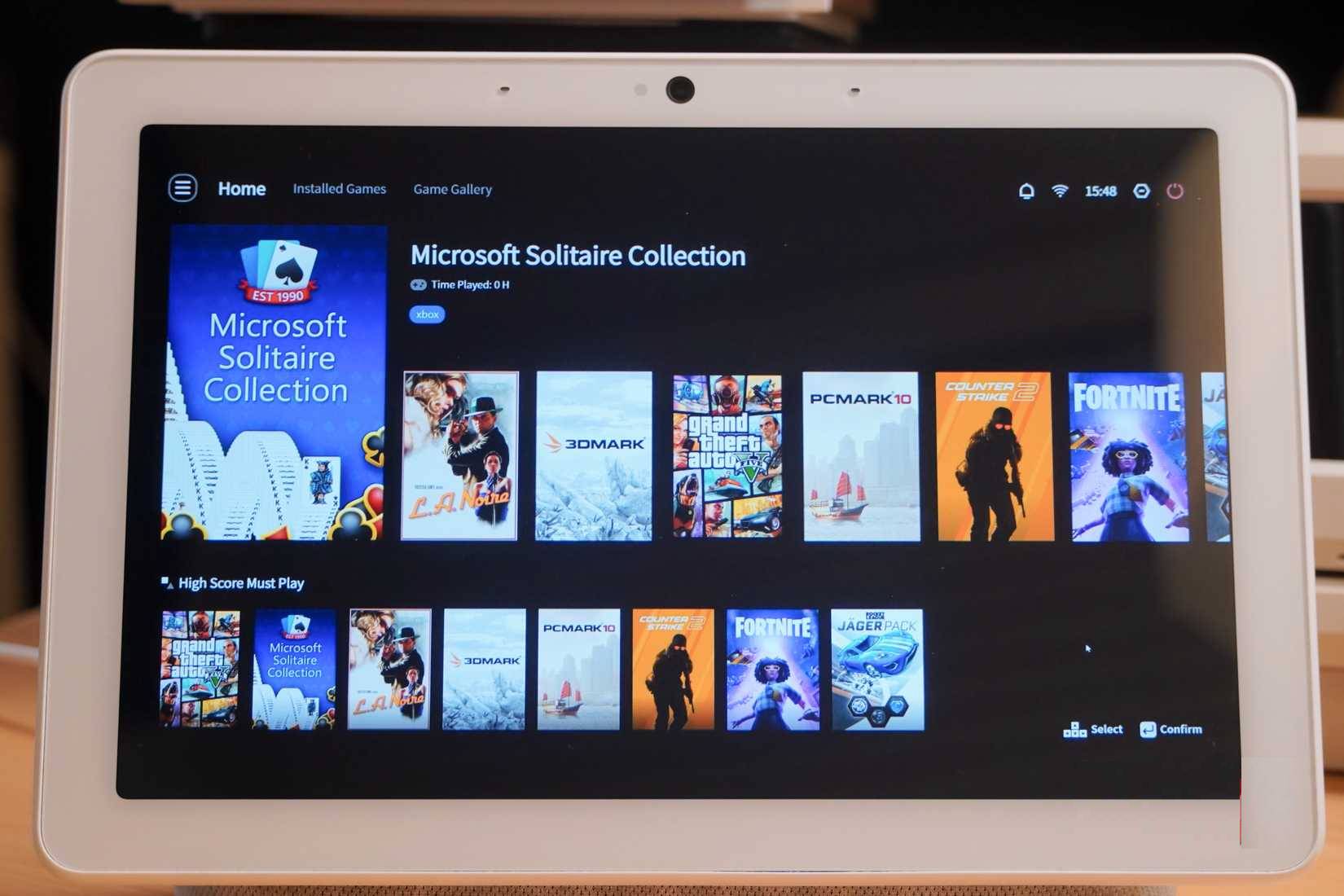 Launcher AyaSpace trên Google Nest Hub Max