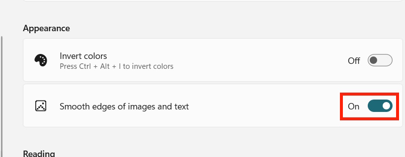 Làm mịn ảnh khi phóng to Windows