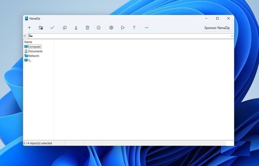 NanaZip trên PC