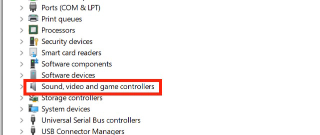 Sound, Video and game controllers