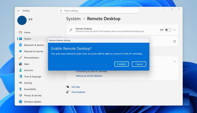 Remote Desktop trên PC