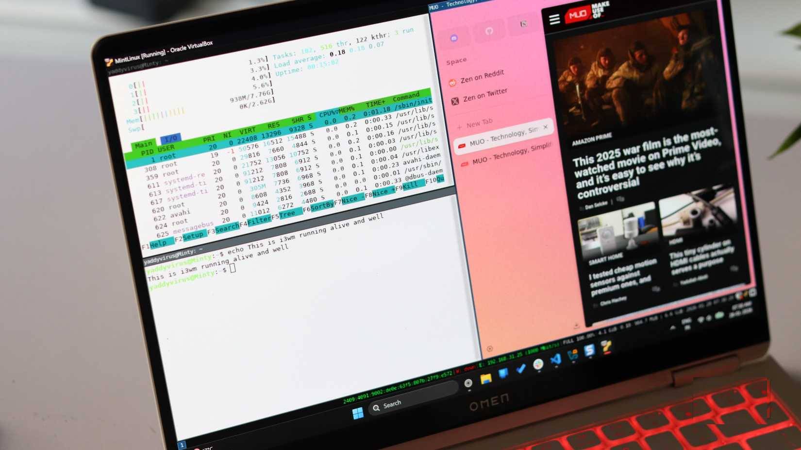 i3wm chạy với trình duyệt zen trên Linux Mint