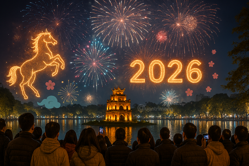 lịch bắn pháo hoa tết 2026
